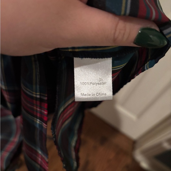 Tuckernuck Tartan Royal Shirt Dress - Picture 10 of 11
